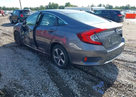 2019 Honda Civic Lx из США, поврежденный, VIN 19XFC2F66KE020403